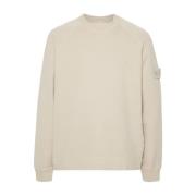 Stone Island Beige Crew Neck Sweater Beige, Herr