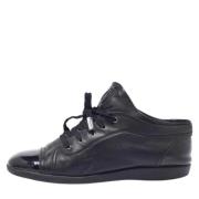 Chanel Vintage Pre-owned Laeder sneakers Black, Dam