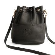 Gucci Vintage Pre-owned Laeder crossbodyvskor Black, Dam