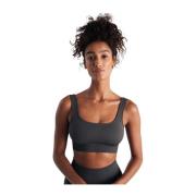 Aim'n Shadow Grey Ribbed Seamless Bra Gray, Dam