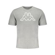 Kappa Grå Bomull T-shirt Gray, Herr