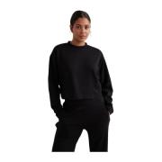 Aim'n Mjuk Block Sweatshirt Black, Dam