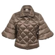 Moncler Pre-owned Pre-owned Nylon ytterklder Brown, Dam