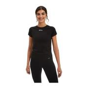 Aim'n Black Soft Basic Short Sleeve Black, Dam