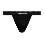 Dsquared2 Trosor med logotyp Black, Dam