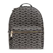 Emporio Armani Ryggsäck med monogram Black, Dam