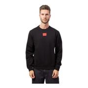 Hugo Boss Casual French Terry Sweatshirt Black, Herr