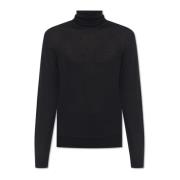 Tom Ford Ull Turtleneck Sweater Black, Herr