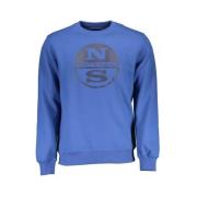 North Sails Marinblå Crewneck Sweater Blue, Herr