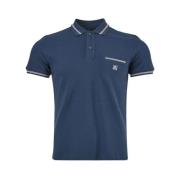 Corneliani Bl Italiensk Bomullspolotrja Blue, Herr