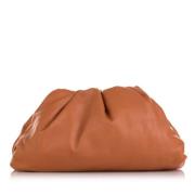 Bottega Veneta Vintage Pre-owned Laeder kuvertvskor Brown, Dam