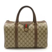 Gucci Vintage Pre-owned Canvas gucci-vskor Beige, Dam