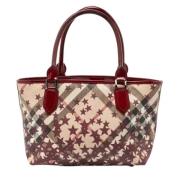 Burberry Vintage Pre-owned Laeder totevskor Multicolor, Dam