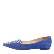 Sophia Webster Pre-owned Pre-owned Mocka lgskor Blue, Dam