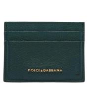 Dolce & Gabbana Pre-owned Pre-owned Laeder plnbcker Green, Dam