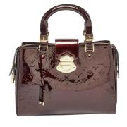 Louis Vuitton Vintage Pre-owned Laeder totevskor Red, Dam