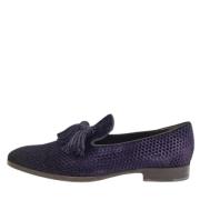 Jimmy Choo Pre-owned Pre-owned Sammet lgskor Purple, Herr