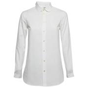 Yves Saint Laurent Vintage Pre-owned Bomull toppar White, Dam