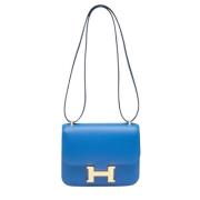 Hermès Vintage Pre-owned Laeder axelremsvskor Blue, Dam