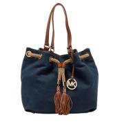 Michael Kors Pre-owned Pre-owned Canvas totevskor Blue, Dam