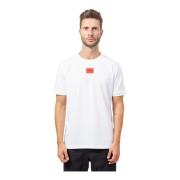 Hugo Boss Vit T-shirt Regular Fit Jersey White, Herr