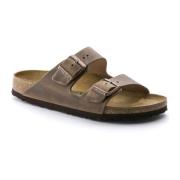 Birkenstock Arizona Oiled Leather Sandaler Brown, Dam