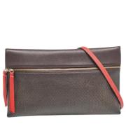 Carolina Herrera Pre-owned Pre-owned Belagd canvas handvskor Brown, Da...