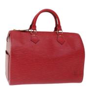 Louis Vuitton Vintage Pre-owned Laeder handvskor Red, Dam