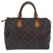 Louis Vuitton Vintage Pre-owned Canvas handvskor Brown, Dam