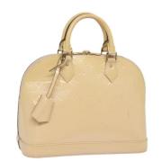 Louis Vuitton Vintage Pre-owned Laeder handvskor Beige, Dam