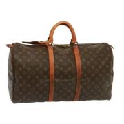 Louis Vuitton Vintage Pre-owned Canvas handvskor Brown, Dam