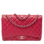 Chanel Vintage Pre-owned Laeder axelremsvskor Red, Dam