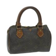 Louis Vuitton Vintage Pre-owned Canvas handvskor Brown, Dam