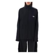 Y-3 Svart Stickat Track Jacket Aw24 Black, Dam