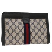 Gucci Vintage Pre-owned Canvas kuvertvskor Multicolor, Dam