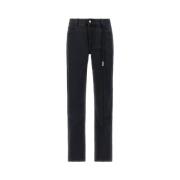 Ann Demeulemeester Klassiska Denim Jeans för Vardagsbruk Black, Herr