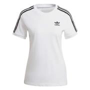 Adidas 3 Stripes TEE T-shirt White, Dam