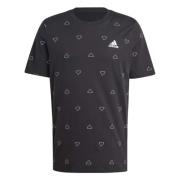 Adidas Säsongsbetonade Essentials Monogram T-shirt Black, Herr