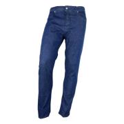 Aquascutum Mörkblå Bomull Denim Jeans Blue, Herr