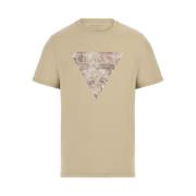 Guess Kortärmad T-shirt Beige, Herr