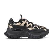 Marc Jacobs Zebra Canvas Lazy Hiker Sneakers Black, Dam