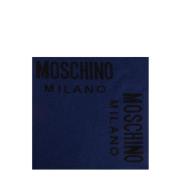 Moschino Logo halsduk Blue, Unisex