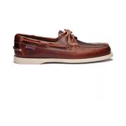 Sebago Bruna Platta Skor Brown, Herr