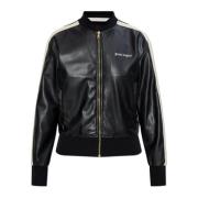 Palm Angels Jacka med logotyp Black, Dam