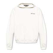 Palm Angels Hoodie White, Herr