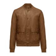 BomBoogie Leather Jackets Brown, Herr