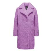 BomBoogie Faux Fur Shearling Jackets Purple, Dam