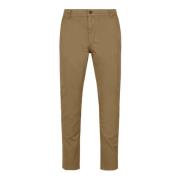 BomBoogie Slim Fit Piqué Chino Byxor Beige, Herr