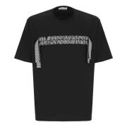 Lanvin Svarta T-shirts och Polos Black, Herr