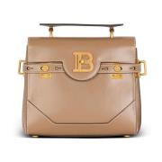 Balmain Kalvskinn B-Buzz 23 väska Brown, Dam